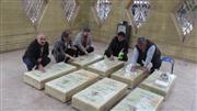 مراسم غبارروبی مزار شهدای گمنام توسط کارکنان مرکز تحقیقات شیلات استان