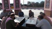 مراسم غبارروبی مزار شهدای گمنام توسط کارکنان مرکز تحقیقات شیلات استان در روز کارمند