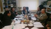 جلسه بررسی قرارداد های فی ما بین مرکزتحقیقات شیلات و اداره کل شیلات گلستان